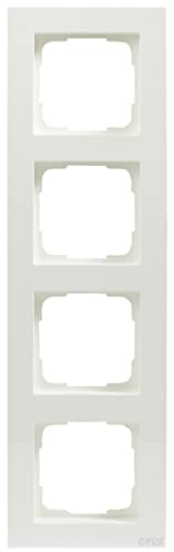 OPUS® 55 Kubus Abdeckrahmen Ausführung 4-fach, Farbe polarweiß