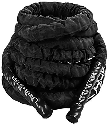 Battle Rope HUA Corde De Bataille Lourd 9m 12m 15m, Diamètre 50mm, Résistant À l'usure Et Durable, Corde D'entraînement Physique Complet, Exercice Aérobique, avec Kit d'ancrage Fixe (Size : 50mm*9m)