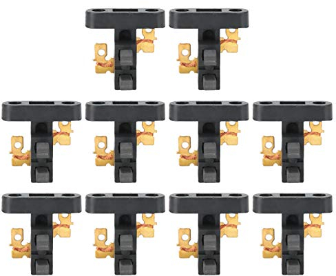 10 Piezas Soporte Universal para Escobillas de Carbón, Conjunto De Escobillas de Carbón para Generador de Gasolina 188F/190F/192F 5/6/7/8KW