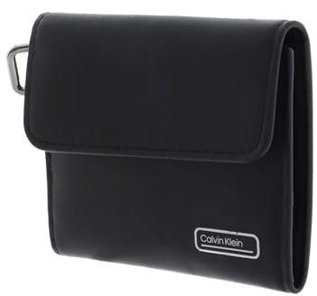 Calvin Klein Leder Kartenetui Wearable 6CC Holder CK Black schwarz