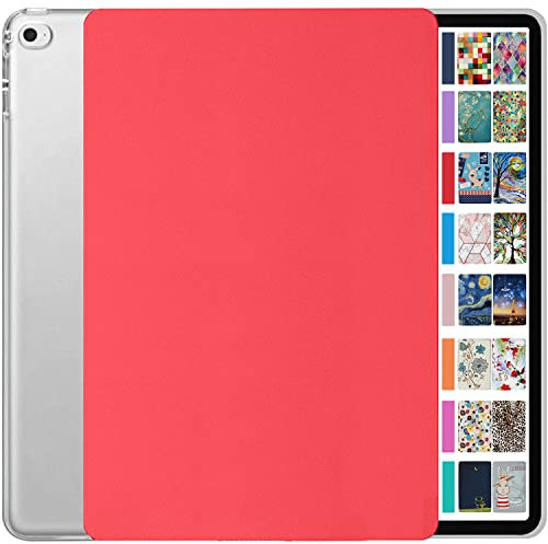 DuraSafe Cases Para iPad 2014 9.7 pulgadas Air 2 [Air 2ª generación] A1567 A1566 Slim Hard Shell Funda protectora - Rojo