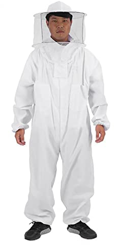 Imkeranzug Imkerjacke Schutzanzug Overall Schutzkleidung Imkerei Anzug Schutzbekleidung Mit Schleier Professionelle Bienenschutz Ausrüstung Für Mann Frauen