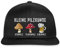 Spreadshirt Kleine Pilzkunde Bier Geschenk Biergeschenke Für Männer Snapback Cap, One Size, Schwarz/Schwarz