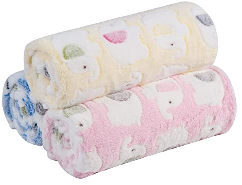 Pet Soft Haustier Decke für Hunde - Waschbar Hundedecke Katzendecken, Weiche Warme Haustierdecke für Kleine Hunde Welpen Katzen (Large, Elefant)