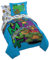 Jay Franco Nickelodeon Teenage Mutant Ninja Turtles Twin-Bettwäsche-Set – 5-teiliges Bettwäsche-Set inklusive Bettlaken und Kissenbezügen – superweiches Mini-Mutants-Mikrofaser-Bettwäsche-Set