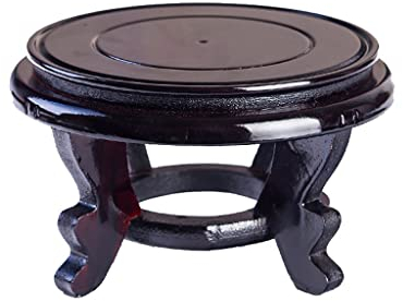 DACUDA Duty Topfpflanze stehend unterstützt Pflanzenbasis Aquarium Steinzeug Jade Blumentopf Vase Basis hohe Holzbasis geeignet