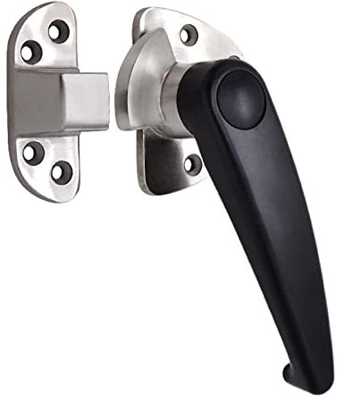 Convex door handle,safety handle,Oven Handles, Adjustable Latches, Spring Type Walk-In Freezers, Refrigerator Door Handle Locks, Universal Stainless Steel Industrial Locks (Color : Left side) (Color