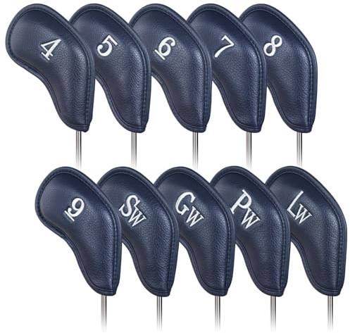 Craftsman Golf 10pcs/set Blue Magnetic Iron Headcover