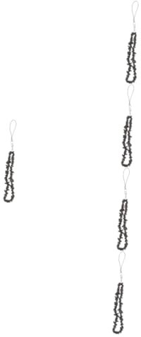 OSALADI 5pcs Handmade Phone Lanyard Bead Design Wrist Strap for Mobile Phones Stylish and Portable to Prevent Loss Theft for Daily Use