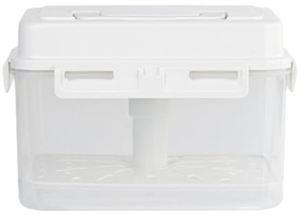 4L Kimchi Fermentation Container with Press Plate, Airtight Pickle Jar