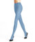 FALKE Family W Ti coton durable unis 1 paire, Collants Femme, Bleu Airy Blue 6707, 38-40