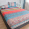 Mateju Spannbettlaken aus Mikrofaser mit Bunt Exotisch Muster Weiche Bequem Spannbetttuch für Einzelbett Doppelbett Boxspringbett, Tiefe Tasche, bis 25 cm Matraze (90x200cm,Böhmen)