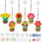 TGFIX 12 Stück Muttertag Basteln Bastelset Geschenke Basteln Kinder Mama Geschenk Blume Kunsthandwerk DIY Muttertag Geburtstag Geschnek Muttertagsgeschenke Bastelhandwerk