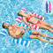 VFANDV Hamaca de Agua 2 Piezas, Colchoneta Piscina Adultos 4 en 1 Colchoneta Hinchable Piscina Flotante de Reclinable Hamaca Flotante Piscina Juguetes para la Piscina Verano Playa Mar Piscina