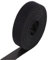 10m Klett Kabelbinder, 25mm Breit Kabelbinder, Schwarz Klettband, Wiederverschließbar Klettverschluss Band, Klettkabelbinder für Kabel Organizer, Kabelmanagement, Cable Ties Tape black