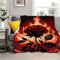 Felldecke Rose 3D Printdesign Couchdecke Warm Mikrofaser Wearable Doppelseitiger Decke 180 x 200 cm für Lesen, Lernen, Campen