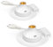 TobeBright Nachttischlampe mit Kabelschalter, Vintage E27 Fassung, Max. 100 Watt, Tischleuchte für Schreibtisch, Schlafzimmer, Wohnzimmer, Arbeitszimmer, Keller, exkl. Leuchtmittel, 2er-Pack