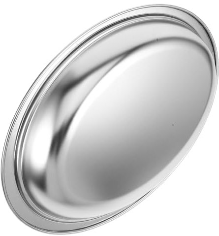 Alipis Stainless Steel Fish Steaming Plate for Steamed Fish Dishes for Dinner Parties