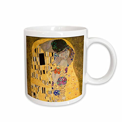Kaffeetassen Der Kuss, Ca. 1907, Von Gustav Klimt Tasse Aus Keramik Mehrweg Keramikbecher Leicht Zu Halten Kaffeebecher Für Party Haus 330Ml