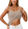 Tank Tops with Built in Bra for Women UK,Vest Top with Built in Shelf Bra UK,Breathable Ladies Vests with Adjustable Shoulder Strap Beige