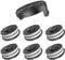 MUFUSHAN 3405685 Ersatzspule, Spulenabdeckung TLE-02-1, für EINHELL Rasentrimmer GC-ET 4530 Set(6 ErsatzFadenspule+1 spulendeckel)