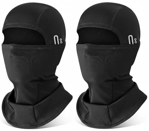 QUXV 2 Stück Winter Sturmhaube für Herren und Damen,Winddicht Thermo Balaclava Gesichtsmaske Skimaske für Outdoor Sports Radfahren, Skifahren, Motorrad, Fahrrad