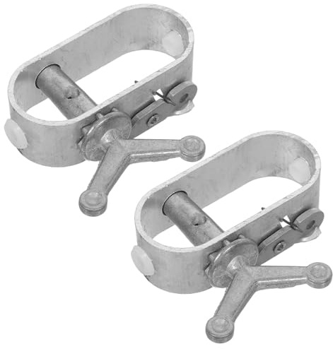 MAGICLULU Tendeur de Câble Métallique 2 Pièces en Acier Solide pour Treuil et Fixation de Corde, Pince Tendeuse Polyvalente Adaptée et Jardins