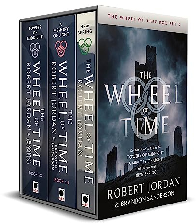 The Wheel of Time Box Set 5: Books 13, 14 & prequel (Towers of Midnight, A Memory of Light, New Spring) (Wheel of Time Box Sets)