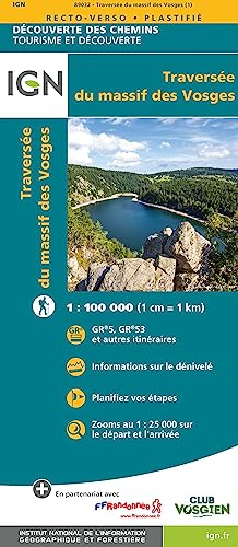 La Traversee des Vosges (TOP ITINERANCE, Band 89032)