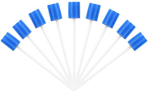 Rosenice Lot de 100 éponges d’hygiène dentale et buccale jetables