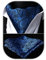 HISDERN Krawattenschal Königsblau Herren Paisley Hochzeit Ascot Krawatte Taschentuch Business Blumen Halstuch und Einstecktuch Set