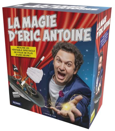 Megagic - Coffret de Magie Enfant - La Magie d'Eric Antoine, A PARTIR DE 7 Ans, Centre