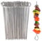 UCEC 50PCS Brochettes Pour Barbecue, Brochettes en MéTal, 15 cm, en Acier Inoxydable pour Barbecue Kebab et Grillade