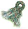 Signare Women's 100% Silk Lightweight and soft Scarf/Headwear with William Morris Design (Golden Lily)