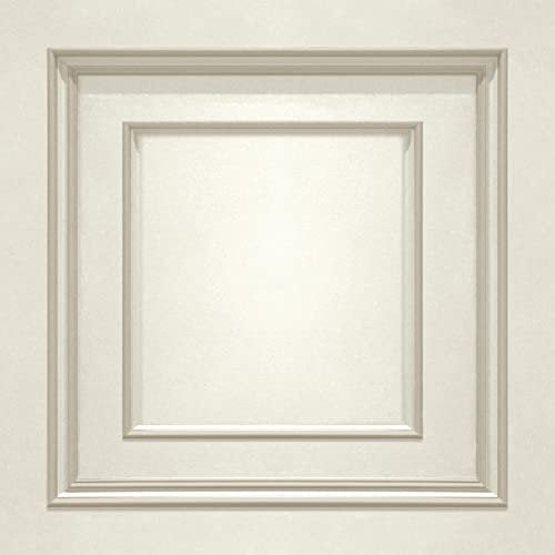 Amara Panel Vinyl Wallpaper Cream/Soft Gold Belgravia 7389