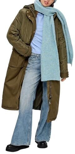 Q/S by s.Oliver Damen Schal aus Bouclé, 53W0, 1