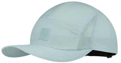 BUFF®| Kappe 5 Panel Go Männlich Weiblich Erwachsene Flexibel, UPF50, Verstellbar, Nachhaltig, Leicht, Laufen, Recycelte Materialien, Komfortabel, L/XL, Bleu Clair