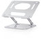 JOIOT Laptop Ständer Höhenverstellbar Laptop Stand Aluminium Ergonomischer Laptopständer Faltbarer Notebook Ständer Belüfteter Laptop Halterung Schreibtisch Kompatibel mit Laptop bis 16 Zoll Silber