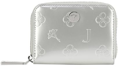 Joop! - Geldbörse für Damen, Portemonnaie in Silber, aus Polyester (11 X 8 X 1 cm)