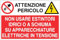 GLOBAL CARTELLO SEGNALETICO - NON USARE ESTINTORI IDRICI O A SCHIUMA SU APPARECCHIATURE ELETTRICHE IN TENSIONE - Adesivo, Pannello in Forex, Pannello In Alluminio (Pannello In Alluminio, 10x15 cm)