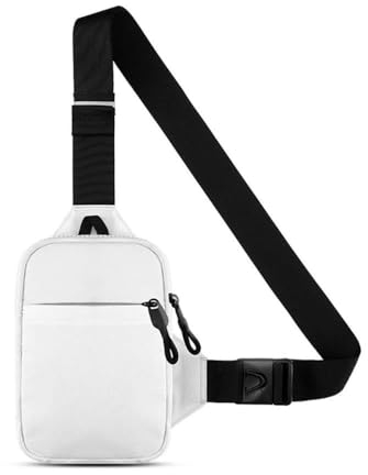 Brusttasche Herren, Leichte Sling Chest Crossbody Bag, Wasserdicht Schulter Backpack Umhängetasche Schultertasche Crossbag für Heren/Damen Reise, Wandern, Radfahren, Laufen