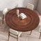 Odot Waschbare Elastische Runde Tischdecke 3D Holzdruck - Anti-Tear Wischbare rutschfeste Rund Tischdecken Abwaschbar Abwischbar Tischtuch für Dekoration Kaffee Garten Party (80cm,Baum)