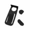 eufeifeiegds Spring Innovative Door Stopper Multifunctional Home Invisible Doorstop Safety Protector Elastic Wedge Securing Door Clamp wefeiegds(Black-2pcs)