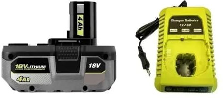 Compatible with RYOBI lithium battery 18V no memory effect, suitable for all tools P104,P107(4Ah charge)