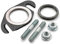 Comioke Kit de Joints et Goujons de pot d'Échappement pour Scooter 50cc, Joint de Pot d'Échappement avec 2 Vis et 2 Écrous, Compatible pour Scooter, Moto