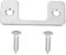 SHINEOFI Door Latch Protector Plate Durable Latch Guard Cover for Enhanced Security Fit for Various Door Models Easy Installation Aesthetic Design for Home and Office