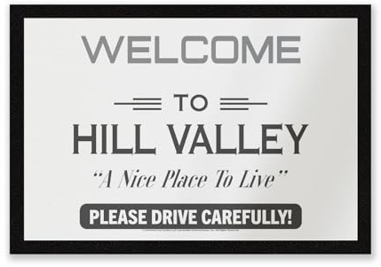 Zavvi Back To The Future Hill Valley Entrance Mat