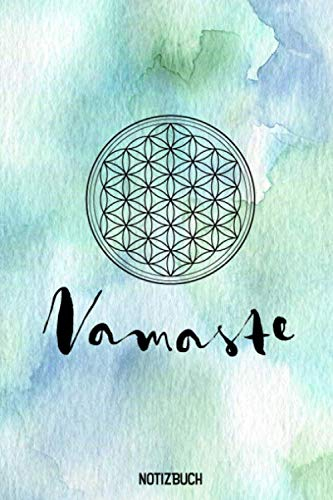 Notizbuch: Namaste - Yoga Planner Meditation Tagebuch Achtsamkeitsbuch - liniert - 120 Seiten - ca. A5 - mit Softcover