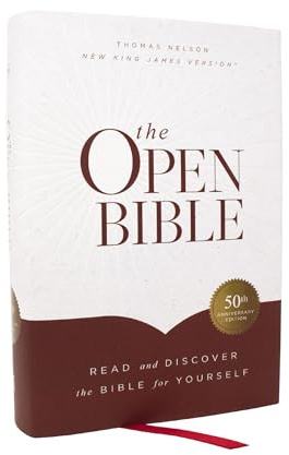 The Open Bible: Read and Discover the Bible for Yourself (NKJV, Hardcover, Red Letter, Comfort Print): The Open Bible: Nkjv, Read and Discover the Bible for Yourself, Red Letter, Comfort Print
