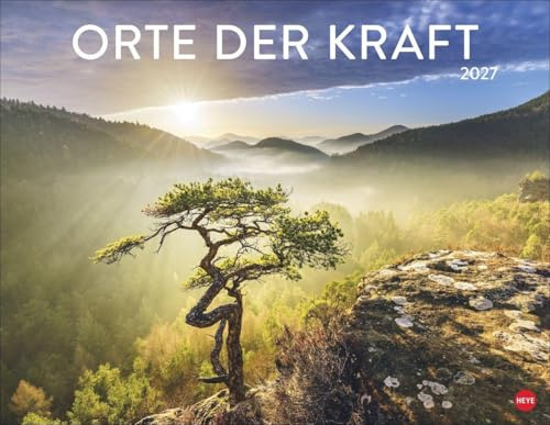 Orte der Kraft Posterkalender 2027: Inspiration zum Träumen und Ruhe finden: Besondere Plätze für Achtsamkeit und Stärkung in einem großen Wandkalender im Format 44 x 34 cm